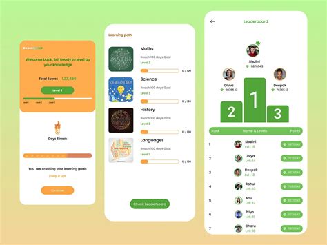 Image result for Gamified Learning System Interface Design Example