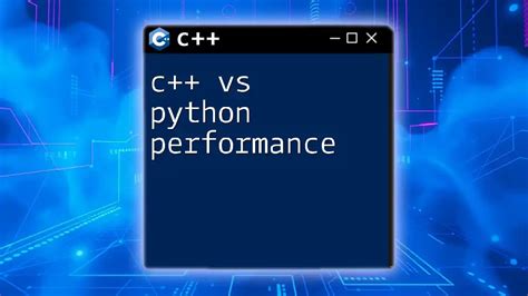Image result for Python Performance vs C++