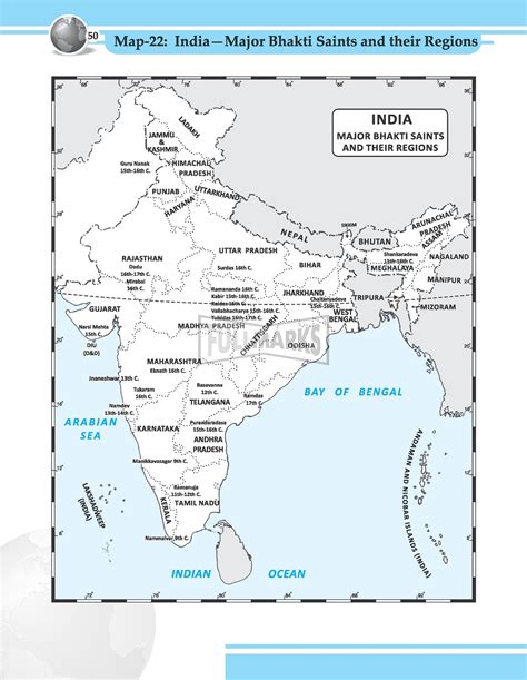 Toradh íomhá ar Assignment 2 Geography Map Practice Book Class 10 Goyal