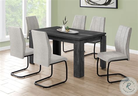 Toradh íomhá ar Black Rectangular Dining Table