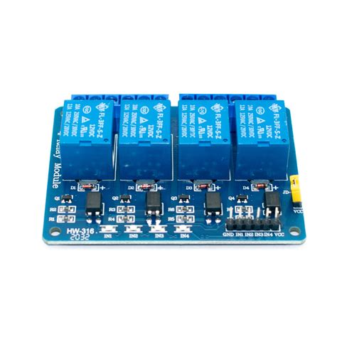 12V 4 Channel Relay Module with Labels に対する画像結果