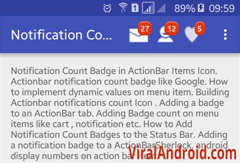 Image result for Android Badge Notification