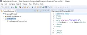Image result for Run JavaScript Program in Eclipse