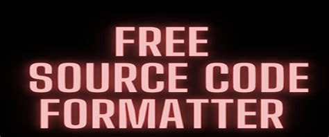 Free Image of Source Code Formatter に対する画像結果