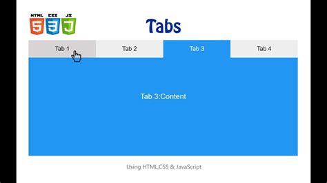 Image result for Tab UI HTML/CSS