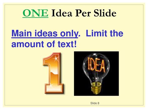 Image result for One Idea One Slide Icon