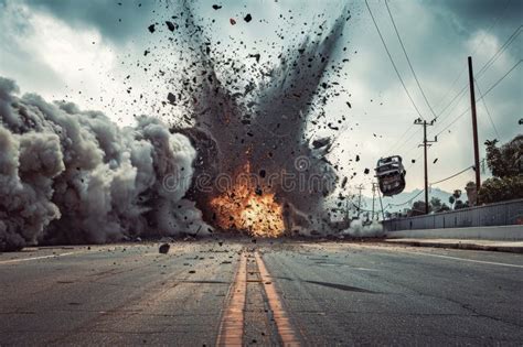 Image result for Road with Explosion Drawing