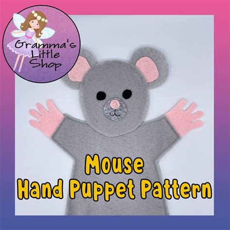 Image result for Mouse Finger Puppet Template