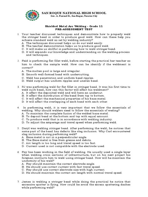 1G Test SMAW に対する画像結果