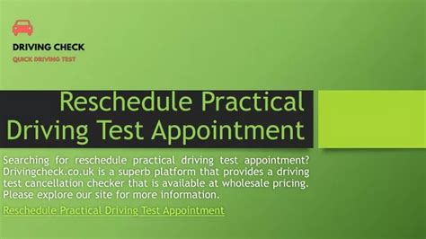 Image result for Drivers Test Appointment