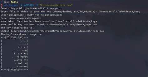Toradh íomhá ar Create SSH Key