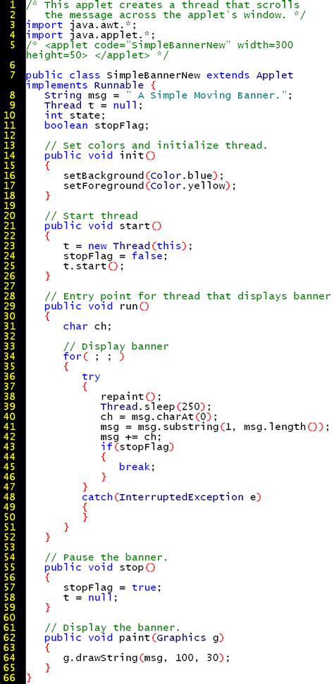 Image result for Create Banner Text Coding Java