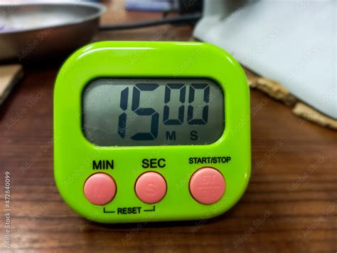 Digital alarm clock. Vector digital numbers. Electronic font. Countdown ...