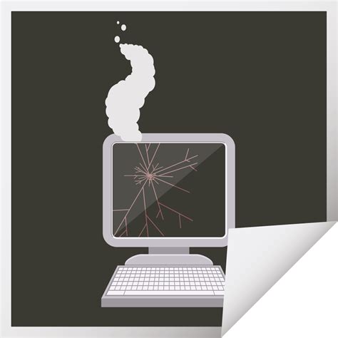 Image result for Broken Computer Color