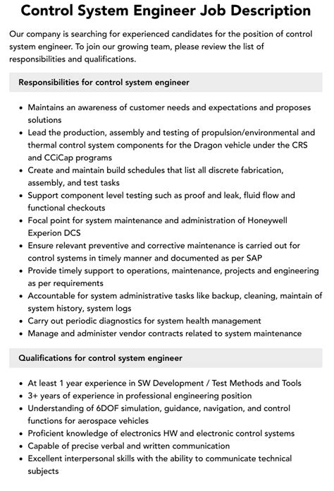 Control System Engineer Job Posters に対する画像結果