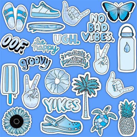 Image result for 1 Sticker Blue