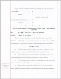 Toradh íomhá ar Sample Interrogatory Questions