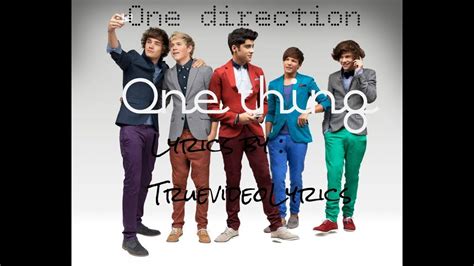 Résultat d’images pour One Direction One Thing