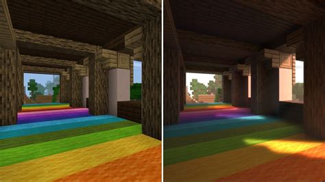 Afbeeldingsresultaten voor Minecraft Graphics Update Comparision