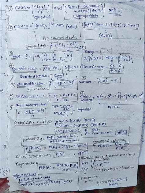 Image result for Statistic Formules