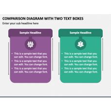2 Text Box Comparison Slide に対する画像結果