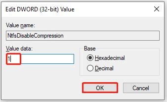 Toradh íomhá ar Toggle Off NTFS File Compression