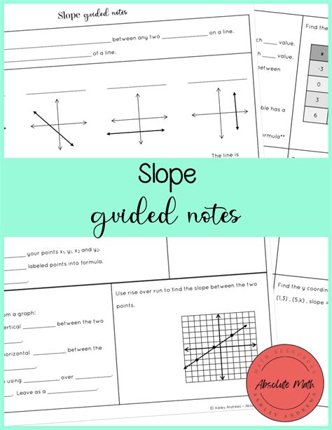 Image result for Slope Notes Chart.pdf