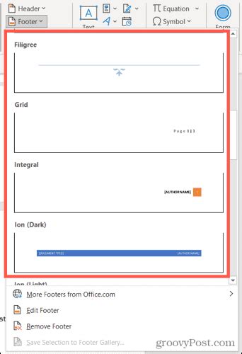 Toradh íomhá ar Custom Header Word