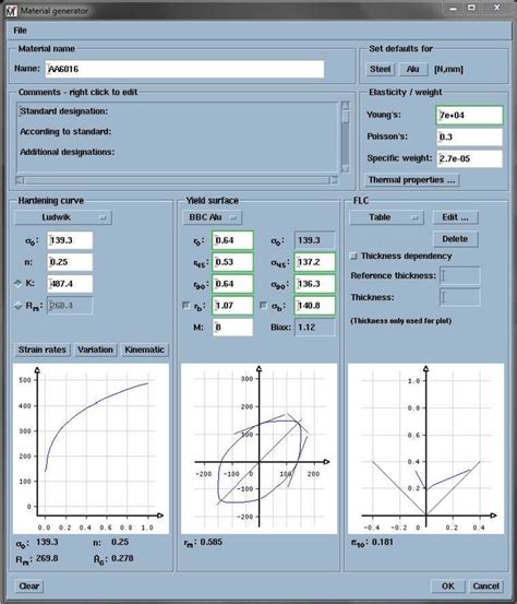 Résultat d’images pour AutoForm Material Library