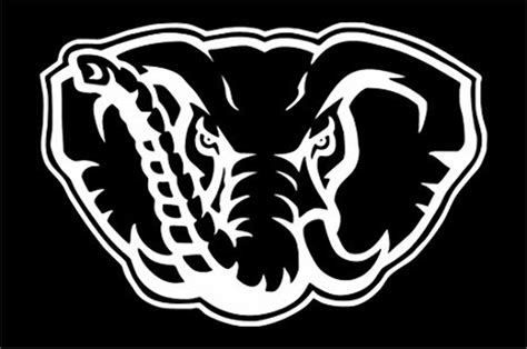 Image result for Alabama Logo Elephant Mono