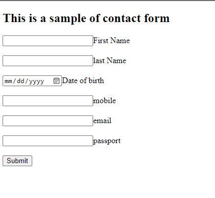 Image result for How to Create an HTML Contact Form