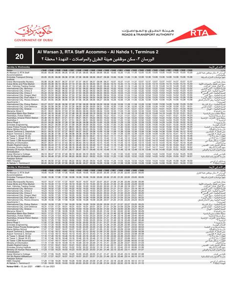20 Bus Route に対する画像結果