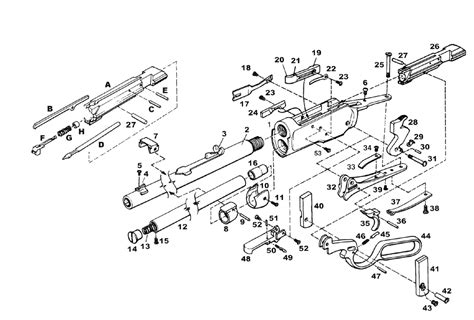 Afbeeldingsresultaten voor Winchester Model 12 Exploded-View
