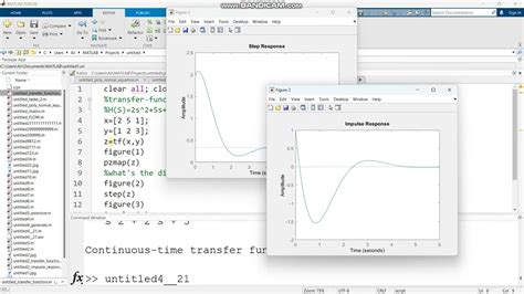 Toradh íomhá ar MATLAB Transfer Function a B