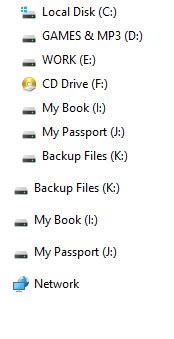 Image result for File Explorer Many Drives