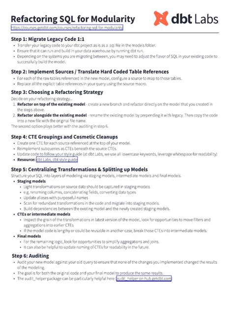 Refactoring Example Code SQL に対する画像結果