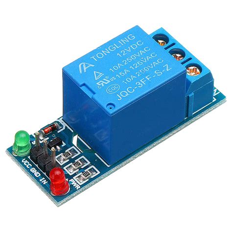 Toradh íomhá ar 1Channel Relay Module Connection with Motor