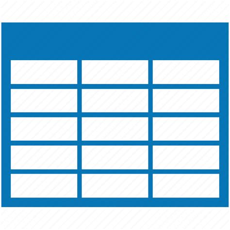 Afbeeldingsresultaten voor Table Icoon SQL