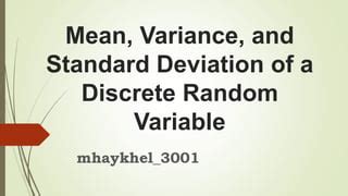 Image result for Standard Deviation Formula Discrete Random Variable