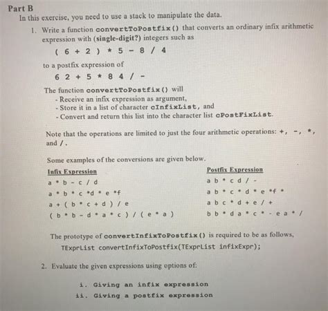 Image result for Infix to Postfix Using Stack in C