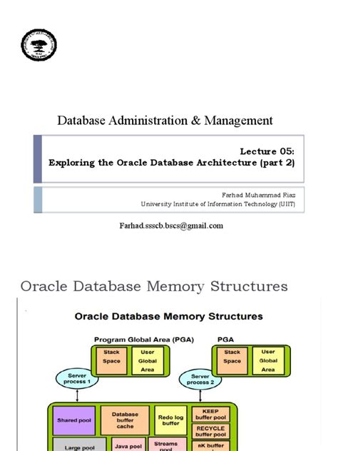 Image result for Oracle Database Architecture PDF