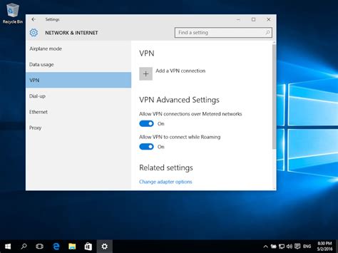 Toradh íomhá ar VPN Connection in Windows 10