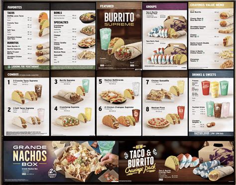Image result for Taco Bell Calories Menu