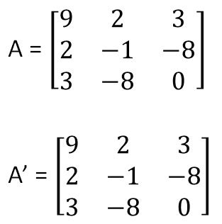 Afbeeldingsresultaten voor Skew Symmetric Matrix Example