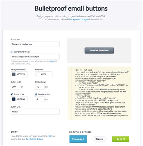 Image result for Buttons for HTML Emails