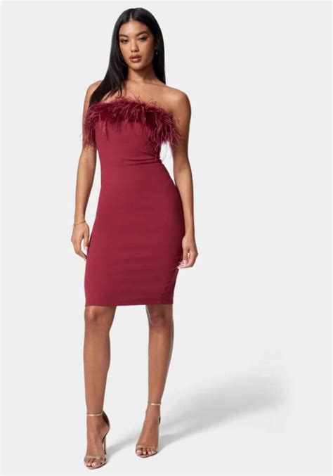 Image result for Strapless Bodycon Dress