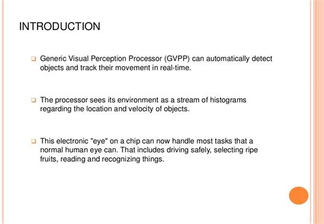 Image result for Generic Visual Perception Processor