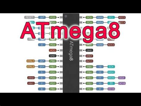 Image result for Arduino Atmega 8.Png