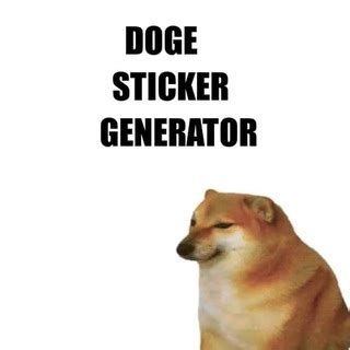 Toradh íomhá ar Telegram Sticker Doge