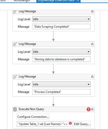 Image result for Log Message in UiPath Example